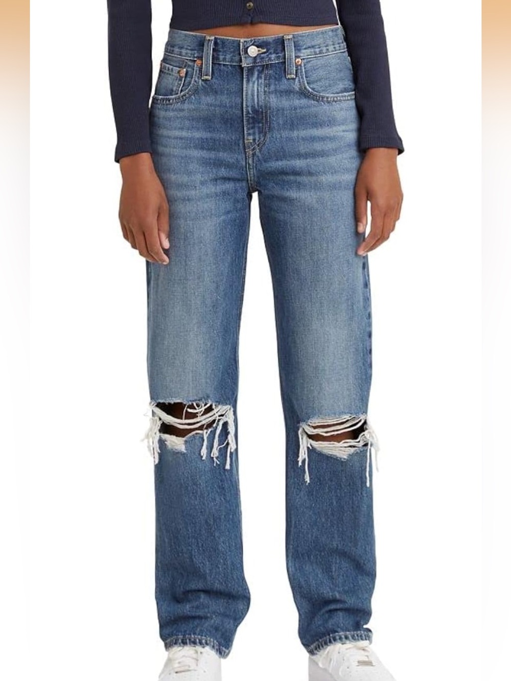 Levi’s women’s Low Pro Straight-Leg Women’s Jeans - Breathe Out Size 25